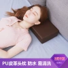 PU leather pillow, sponge pillow core, neck guard pillow, cool pillow, nap head pillow, beauty salon waterproof pillow, portable details Picture